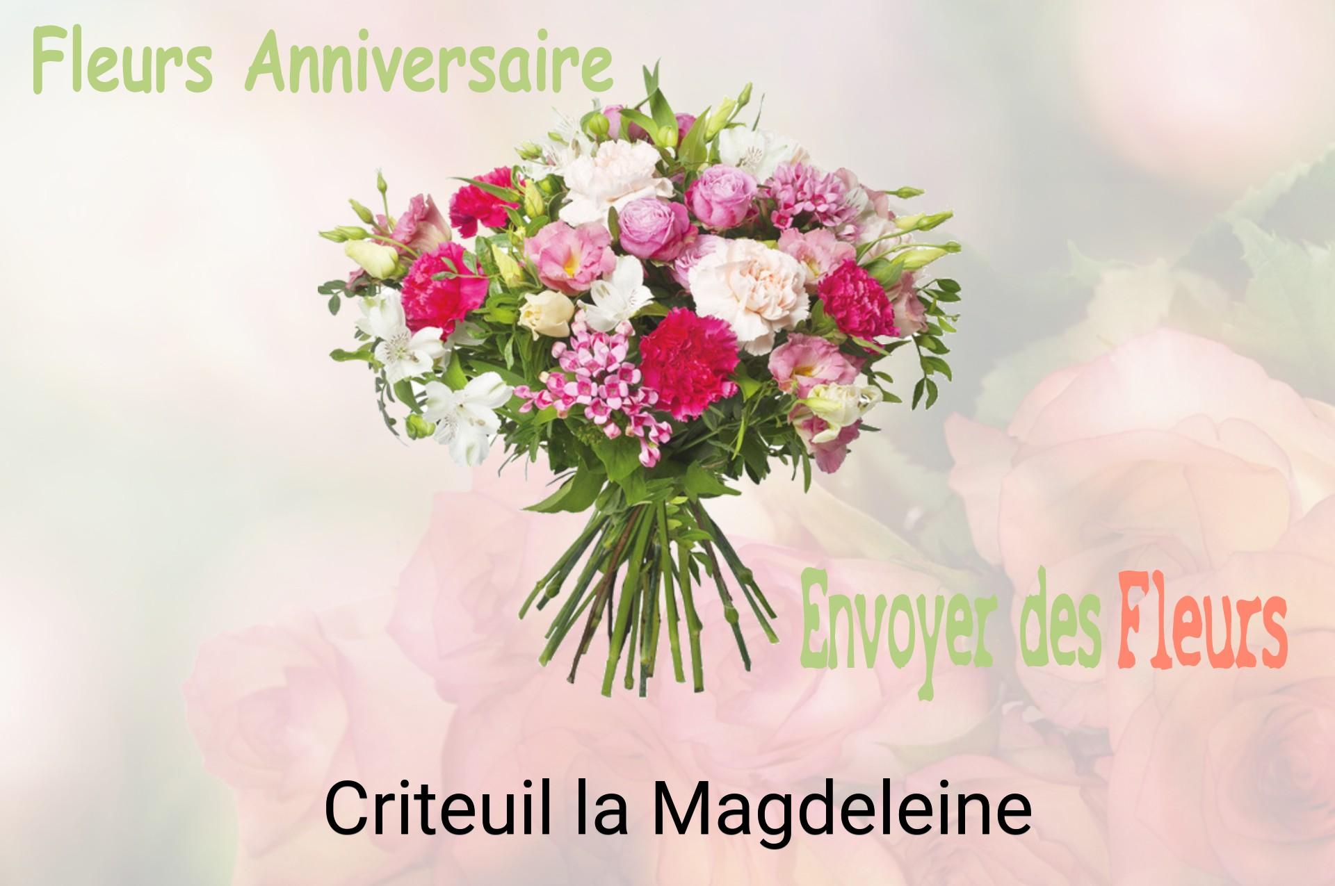 Bouquet de fleurs d’anniversaire livré à Criteuil-la-Magdeleine